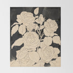 White Roses 3 Throw Blanket Gallery Image 2