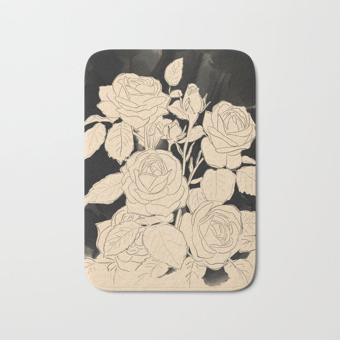 White Roses 3 Bath Mat Gallery Image 1
