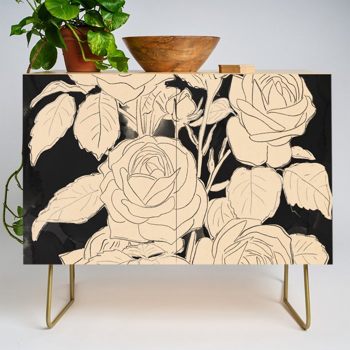 White Roses 3 Credenza Gallery Image 1