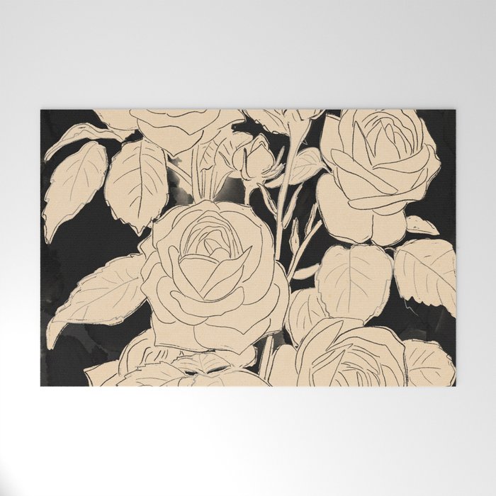 White Roses 3 Welcome Mat Gallery Image 1