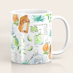Classic Margarita Cocktail Recipe Coffee Mug Gallery Image 1