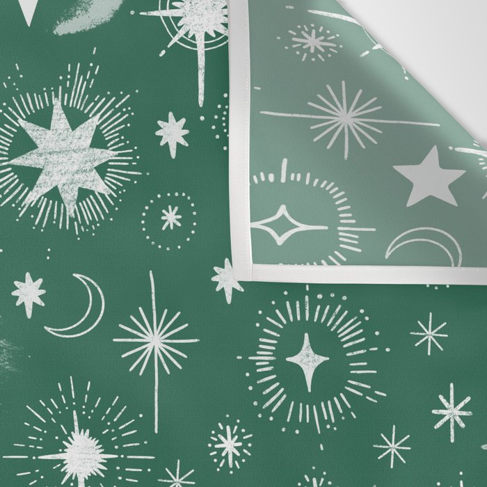 Greenish stellar S Wall Tapestry Gallery Image 3