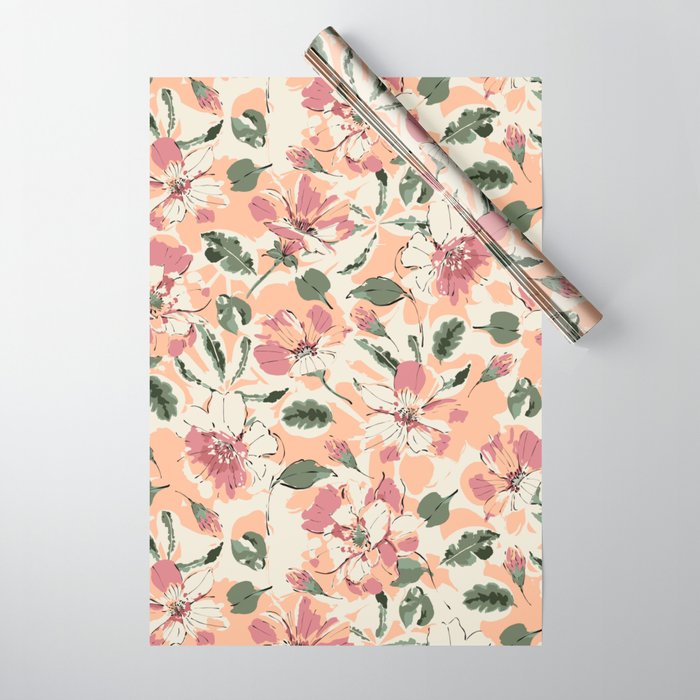 Modern tropical garden PF01 Wrapping Paper Gallery Image 1