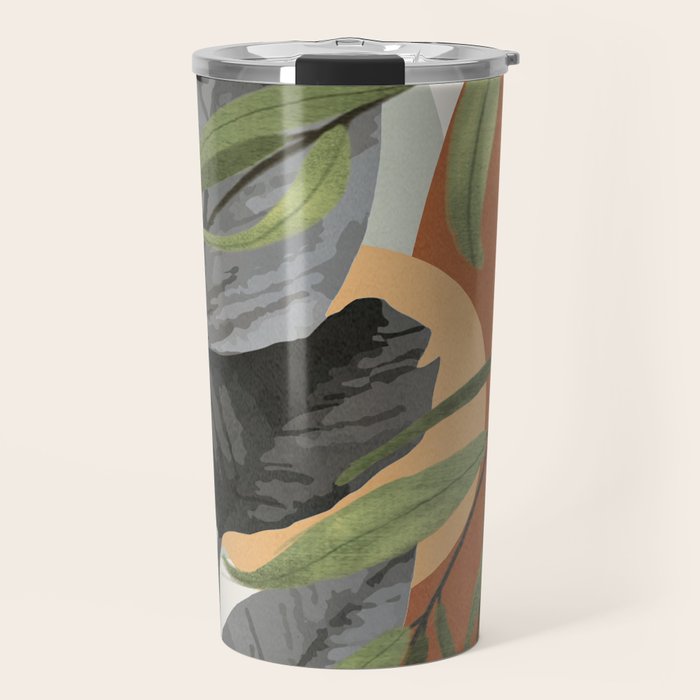 Sunset Flora 02 Travel Mug Gallery Image 1