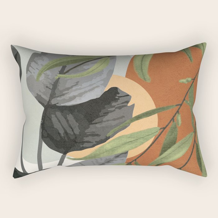 Sunset Flora 02 Rectangular Pillow Gallery Image 1