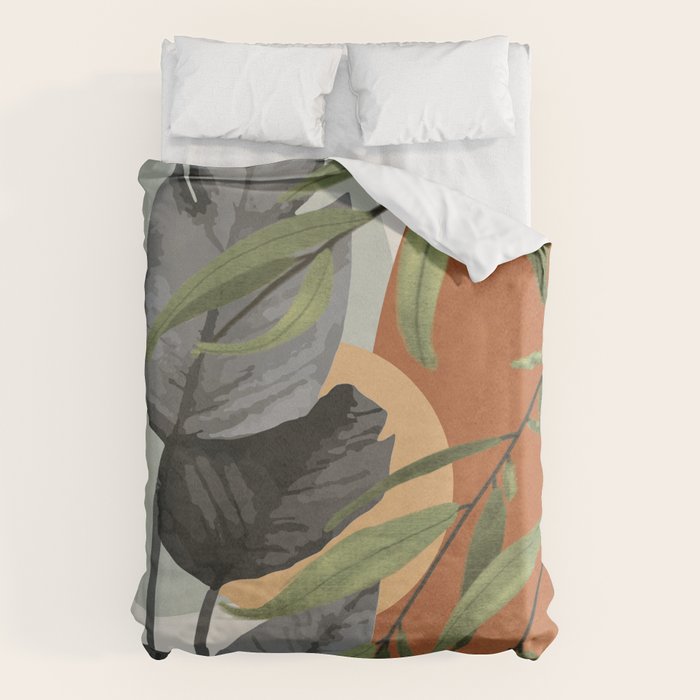 Sunset Flora 02 Duvet Cover Gallery Image 1