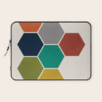 Mid-Century Modern Honeycomb Laptop Sleeve Gallery Image 1