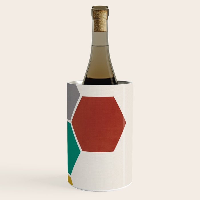 Mid-Century Modern Honeycomb Wine Chiller Gallery Image 3