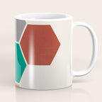 Mid-Century Modern Honeycomb Coffee Mug Gallery Image 1