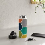Mid-Century Modern Honeycomb Water Bottle Gallery Image 4