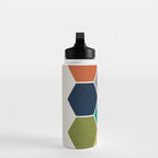Mid-Century Modern Honeycomb Water Bottle Gallery Image 3