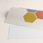 Mid-Century Modern Honeycomb Wrapping Paper Gallery Image 2