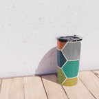 Mid-Century Modern Honeycomb Travel Mug Gallery Image 4