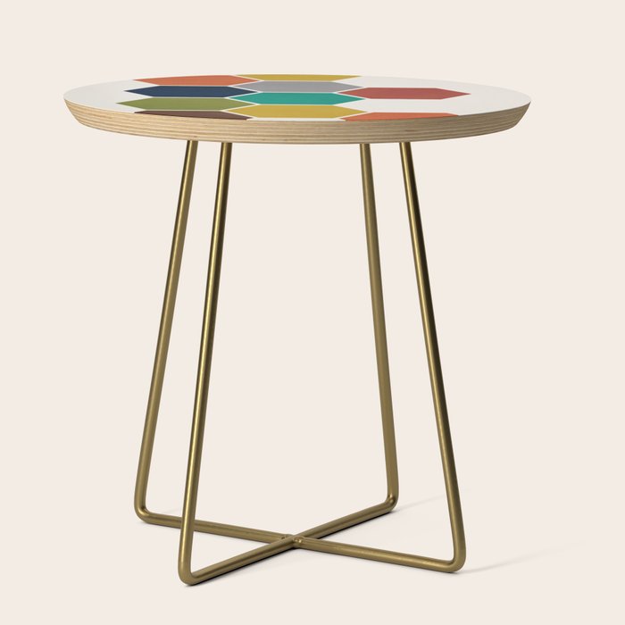Mid-Century Modern Honeycomb Side Table Gallery Image 1