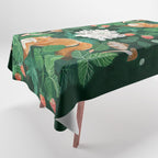Strawberry Fox Tablecloth Gallery Image 1