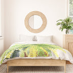 Cat and Fern Duvet Cover Gallery Image 3