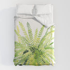 Cat and Fern Duvet Cover Gallery Image 6