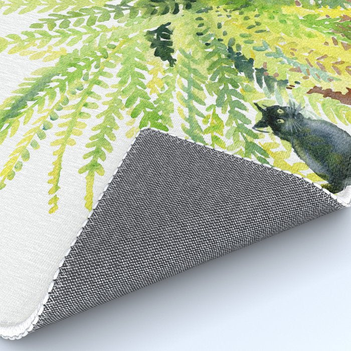 Cat and Fern Rug Gallery Image 4