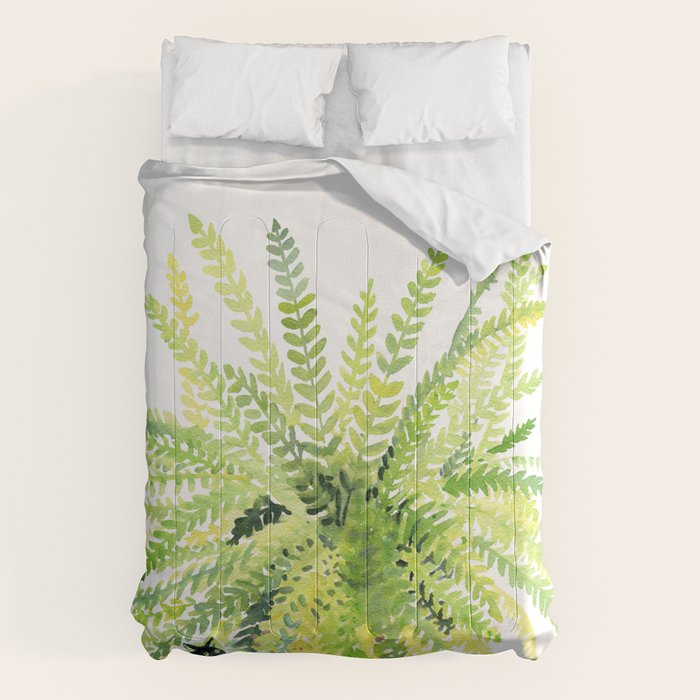Cat and Fern Comforter Gallery Image 6