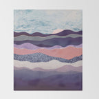 Winter Mountains Throw Blanket Gallery Image 2