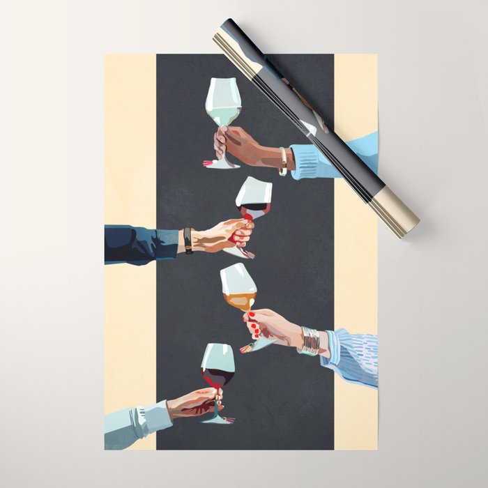 Cheers 6 Wrapping Paper Gallery Image 1
