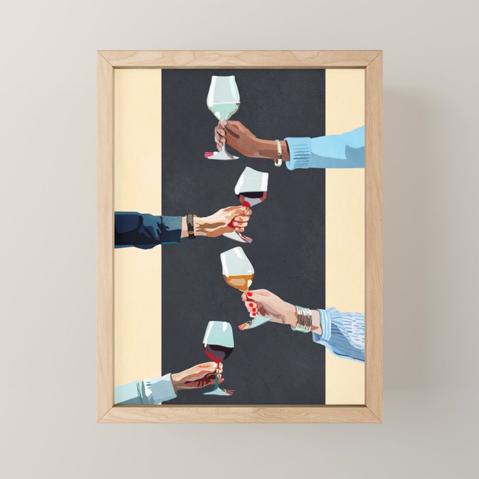 Cheers 6 Mini Art Print Gallery Image 1