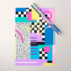 Memphis pattern 118 - 80s / 90s Retro Wrapping Paper Gallery Image 1