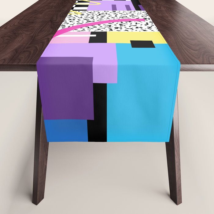 Memphis pattern 118 - 80s / 90s Retro Table Runner Gallery Image 1