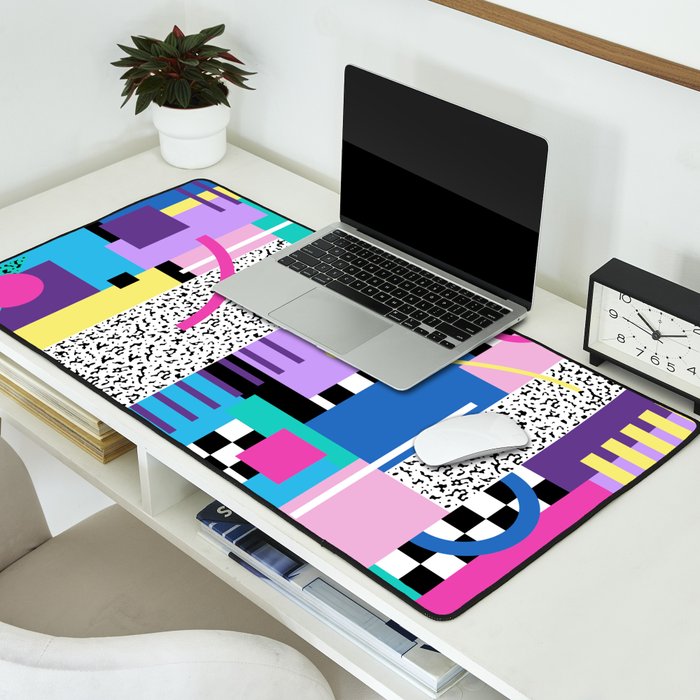 Memphis pattern 118 - 80s / 90s Retro Desk Mat Gallery Image 2