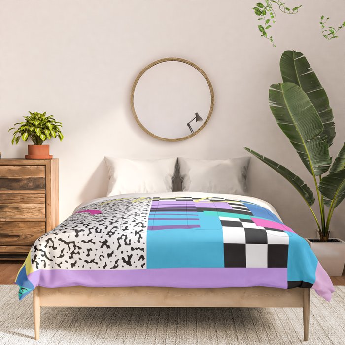 Memphis pattern 118 - 80s / 90s Retro Comforter Gallery Image 3