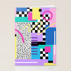 Memphis pattern 118 - 80s / 90s Retro Stationery Card Gallery Image 2