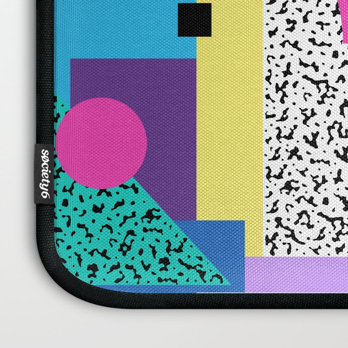 Memphis pattern 118 - 80s / 90s Retro Laptop Sleeve Gallery Image 3