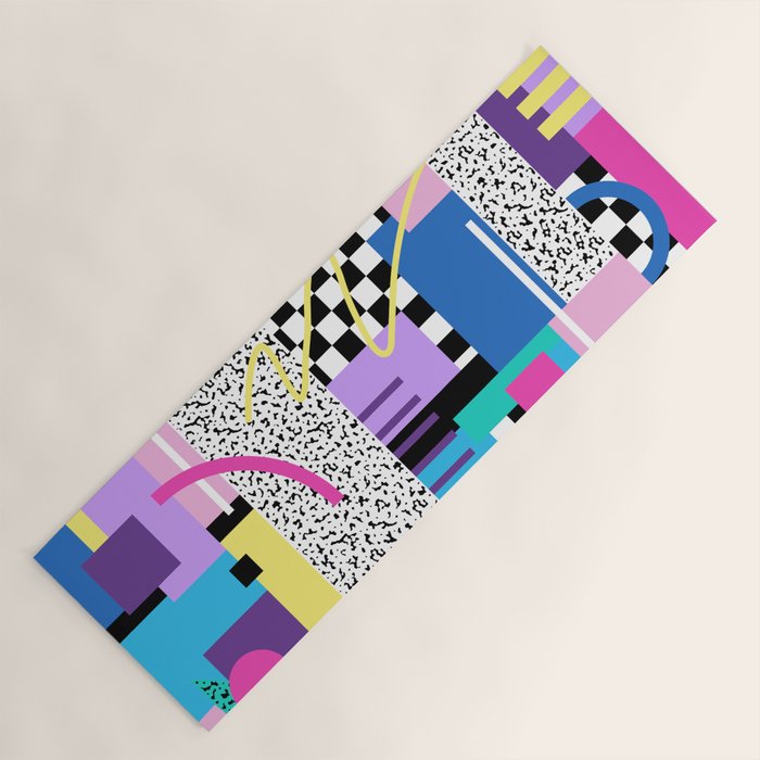 Memphis pattern 118 - 80s / 90s Retro Yoga Mat Gallery Image 1