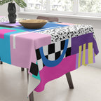 Memphis pattern 118 - 80s / 90s Retro Tablecloth Gallery Image 3