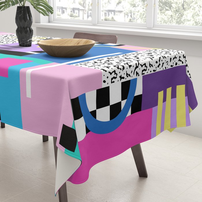 Memphis pattern 118 - 80s / 90s Retro Tablecloth Gallery Image 3