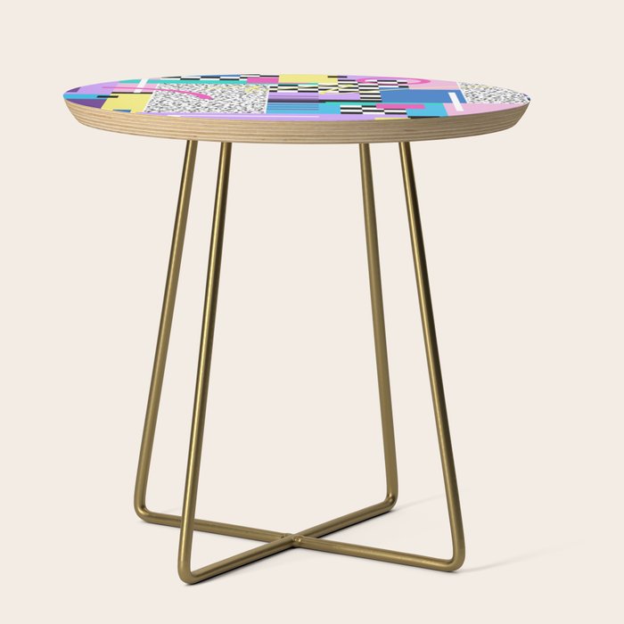 Memphis pattern 118 - 80s / 90s Retro Side Table Gallery Image 1