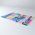Memphis pattern 118 - 80s / 90s Retro Rug Gallery Image 3