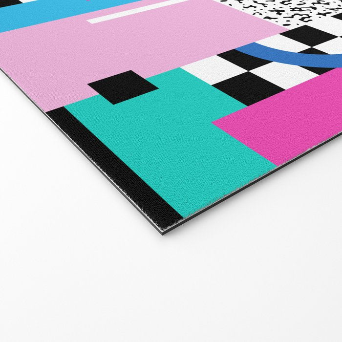 Memphis pattern 118 - 80s / 90s Retro Welcome Mat Gallery Image 2
