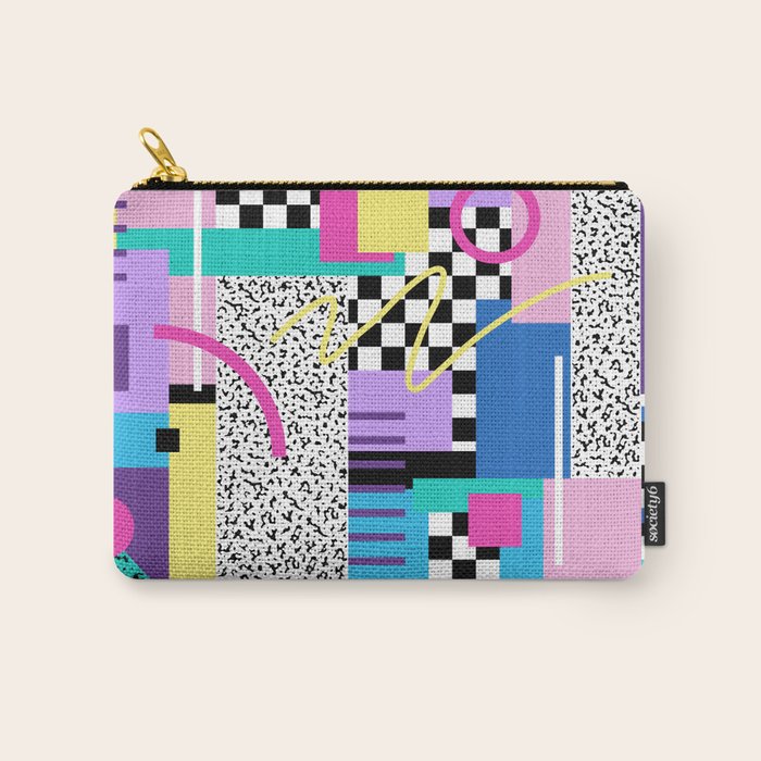Memphis pattern 118 - 80s / 90s Retro Carry All Pouch Gallery Image 1