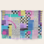 Memphis pattern 118 - 80s / 90s Retro Wall Hanging Gallery Image 1
