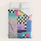 Memphis pattern 118 - 80s / 90s Retro Duvet Cover Gallery Image 6