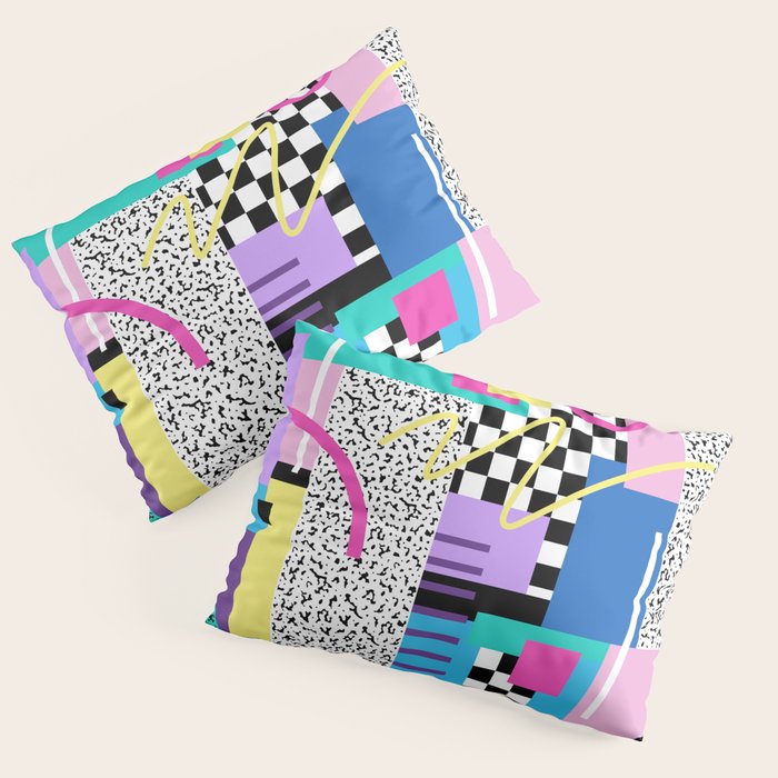 Memphis Pattern 118 - 80s / 90s Retro Pillow Sham Gallery Image 3