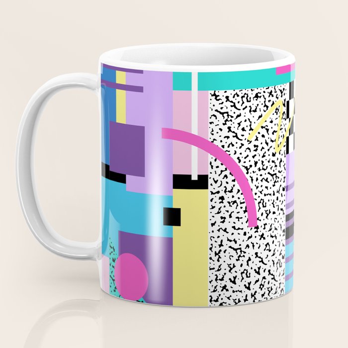 Memphis pattern 118 - 80s / 90s Retro Coffee Mug Gallery Image 3