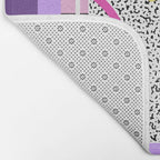 Memphis pattern 118 - 80s / 90s Retro Bath Mat Gallery Image 2