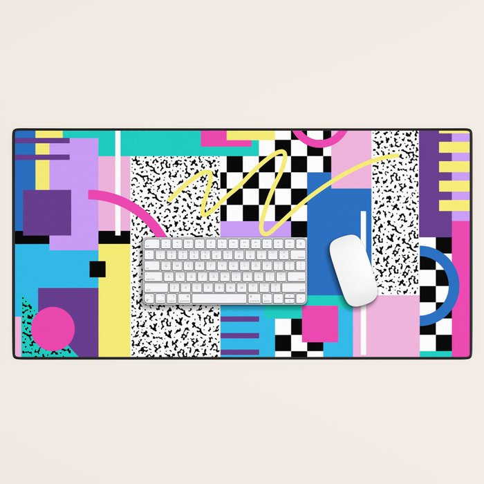 Memphis pattern 118 - 80s / 90s Retro Desk Mat Gallery Image 1