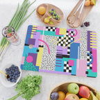 Memphis pattern 118 - 80s / 90s Retro Cutting Board Gallery Image 2