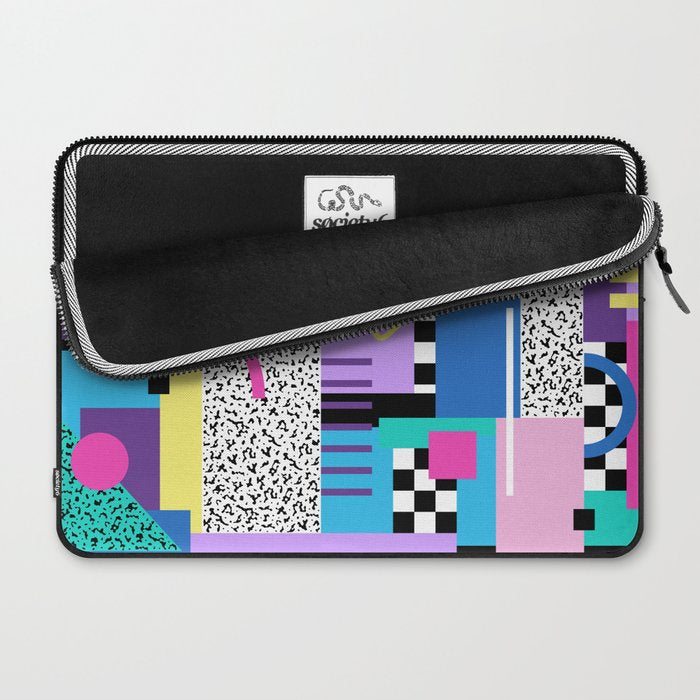 Memphis pattern 118 - 80s / 90s Retro Laptop Sleeve Gallery Image 2