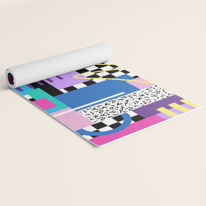 Memphis pattern 118 - 80s / 90s Retro Yoga Mat Gallery Image 2
