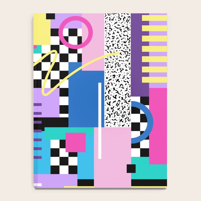 Memphis pattern 118 - 80s / 90s Retro Notebook Gallery Image 4