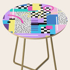 Memphis pattern 118 - 80s / 90s Retro Side Table Gallery Image 2